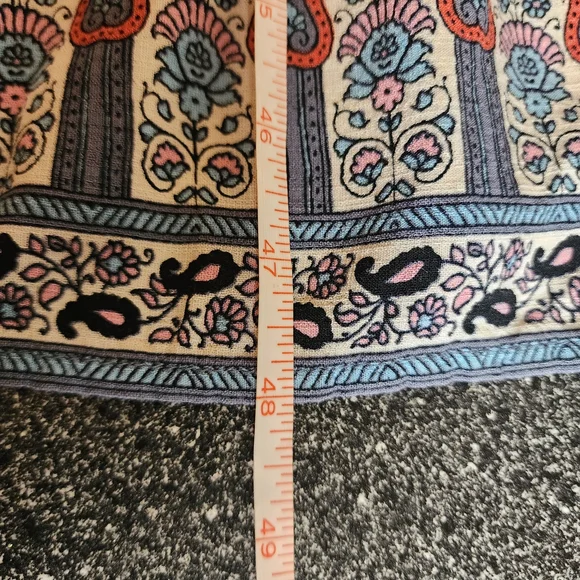 Knox Rose Blue and Red Floral Maxi Dress - Picture 9 of 10